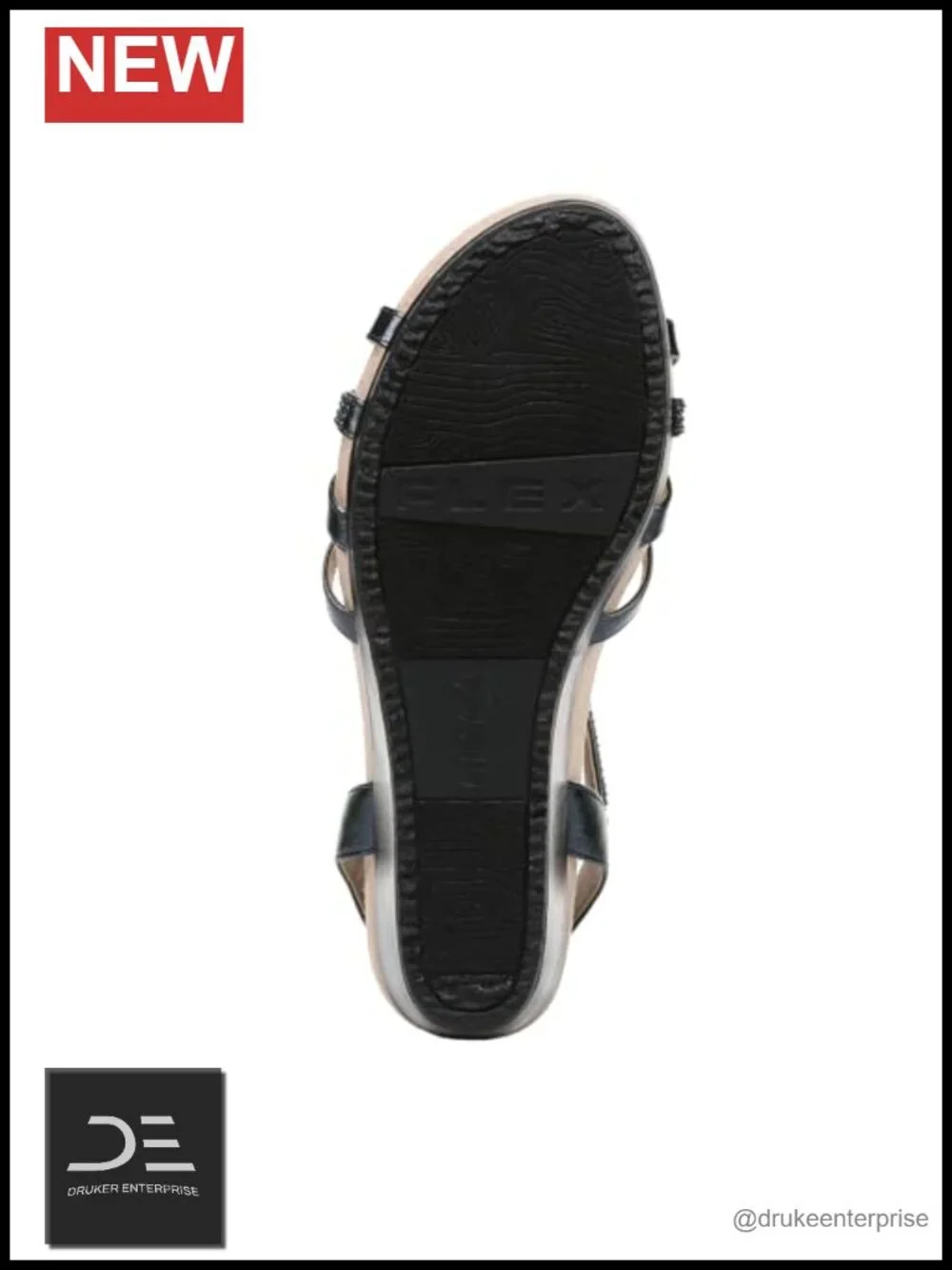 Wedge Sandals for Women Rhinestone Strappy Slip-On Heels Comfortable
